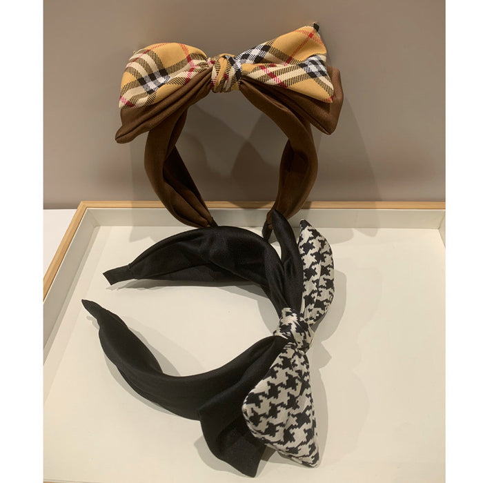 Wholesale Contrast Color Bow Headband JDC-HD-SJ042