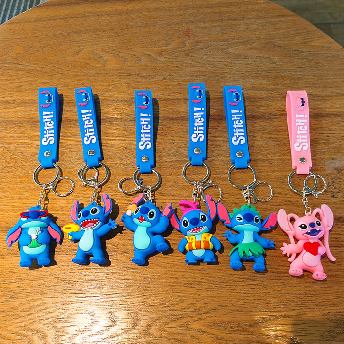 Wholesale Rubber Cartoon Doll Three-dimensional Keychain JDC-KC-Tingm117