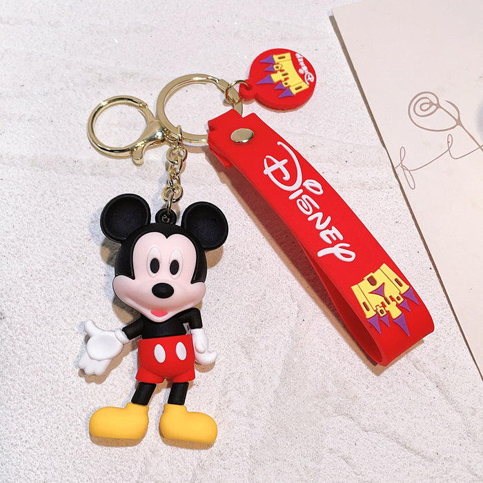 Wholesale Cute Cartoon Silicone Keychain Bag Ornaments JDC-KC-QiWei041