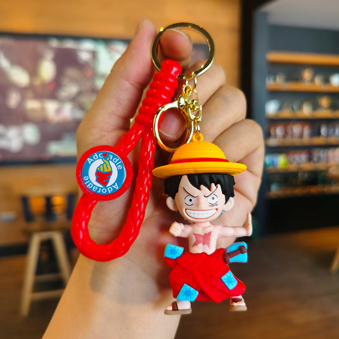 Wholesale Cartoon Doll Rubber Keychain JDC-KC-Tingm021