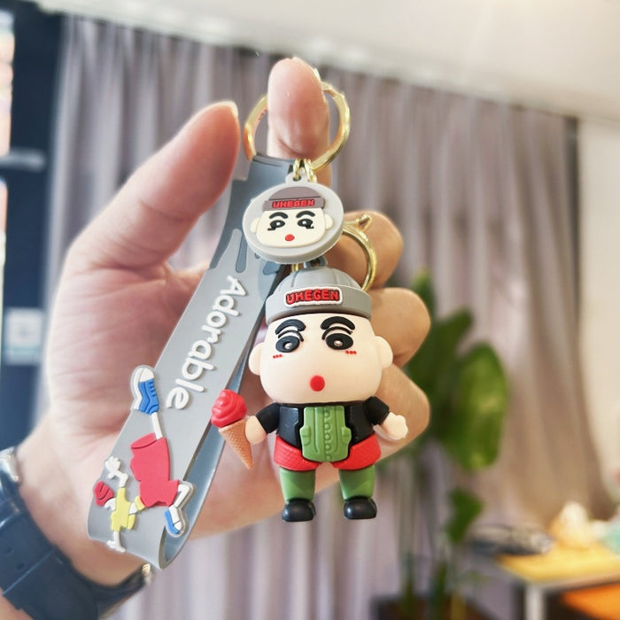 Wholesale PVC Cartoon Doll Keychain JDC-KC-WuYi077