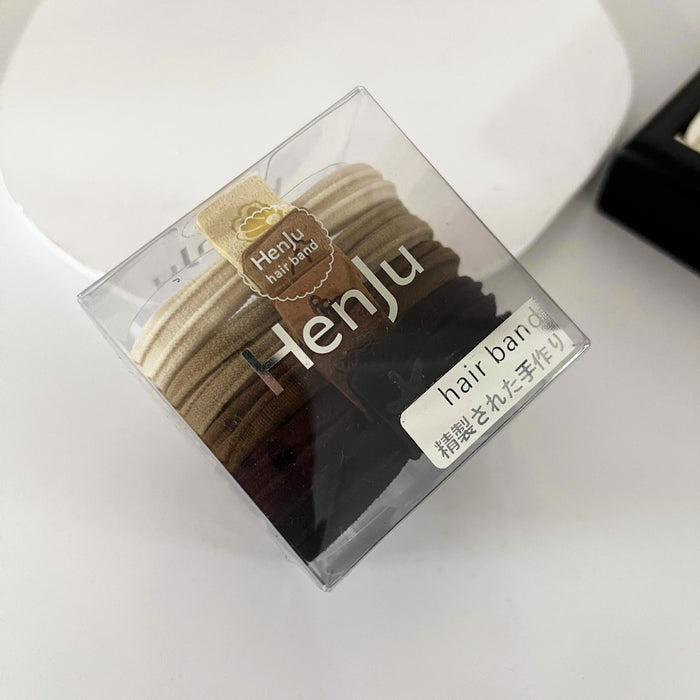 Wholesale Minimally packaged high elasticity seamless headband with durable rubber band tied ponytail headband accessory