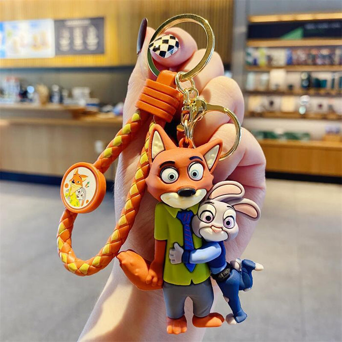 Wholesale Bag Pendant Keychain Rabbit Keychain Car Keys Fox Keychain