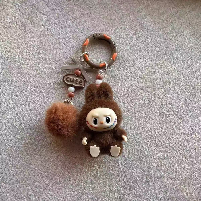 Wholesale Cute mini flocked sitting posture toy