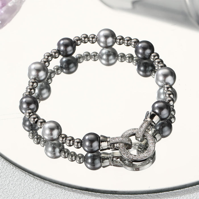 Wholesale Mixed Color Pearl Bracelet JDC-BT-CAJB003