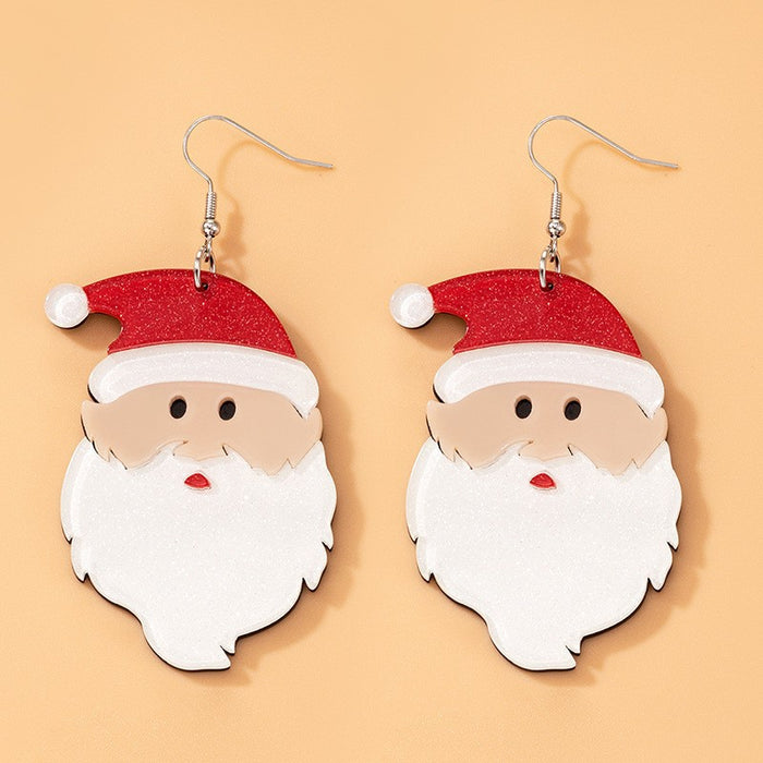 Wholesale Christmas Alloy Cartoon  Earrings Fashion Gift for Women MOQ≥2