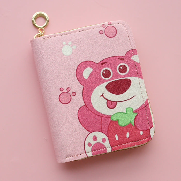 Wholesale PU Cartoon Printing Zipper Coin Purse JDC-WT-Jumei007