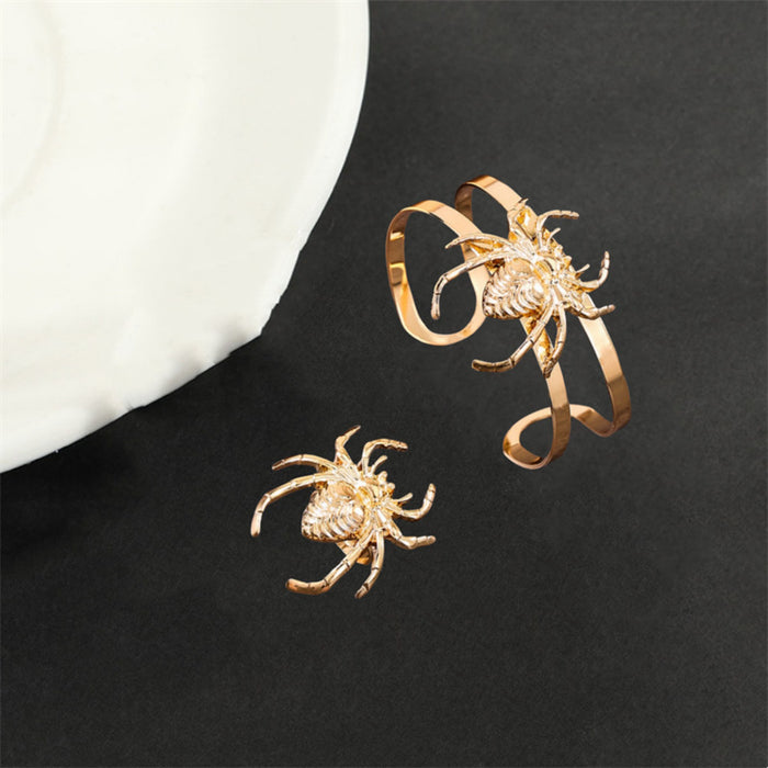 Wholesale Bracelet Fashion retro design high-end bracelet and ring set