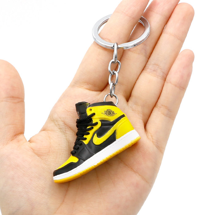 Wholesale PVC Mini Basketball Shoe Keychain JDC-KC-QLPing008