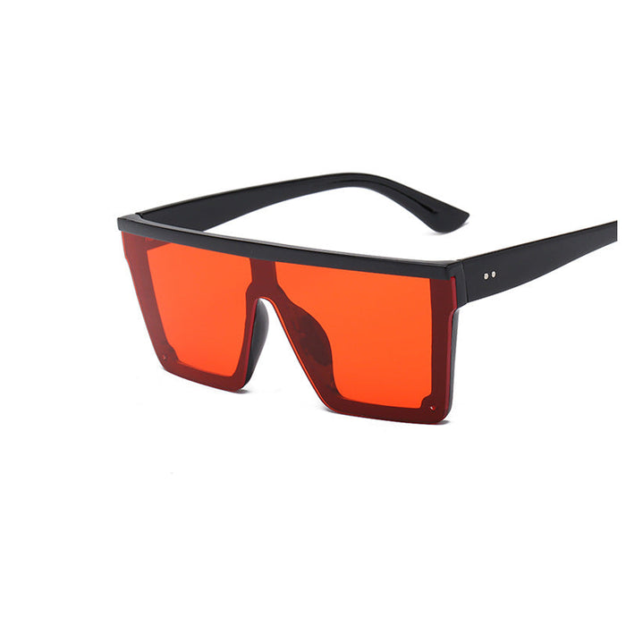 Venta al por mayor Cuadrado Clavos de arroz Lentes de una pieza Gafas de sol Male JDC-SG-XIA019