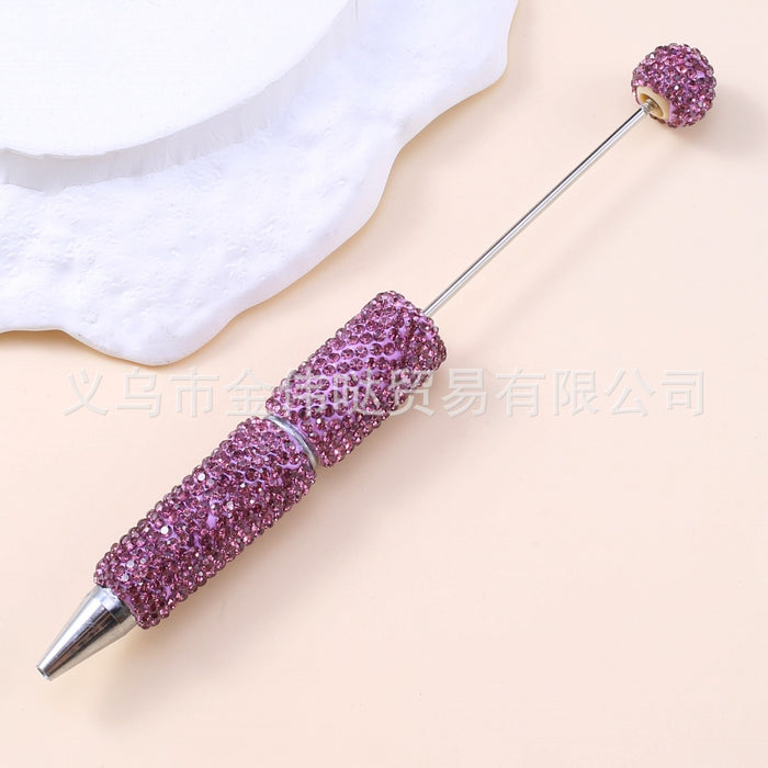 Wholesale Diamond Plastic Bead Pen JDC-PN-JinWD001