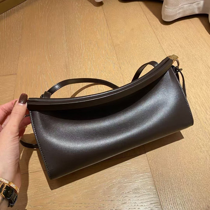 Wholesale Leather Women's Bag Niche Design Clip Bag Single Shoulder Commuter Bag
