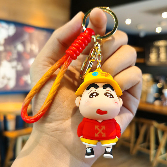 Wholesale Cartoon Silicone Doll Keychain JDC-KC-Tingm296