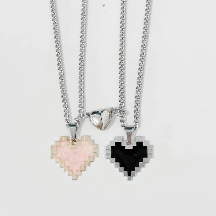 Wholesale Necklace men's and women's magnetic suction fashionable niche versatile pendant