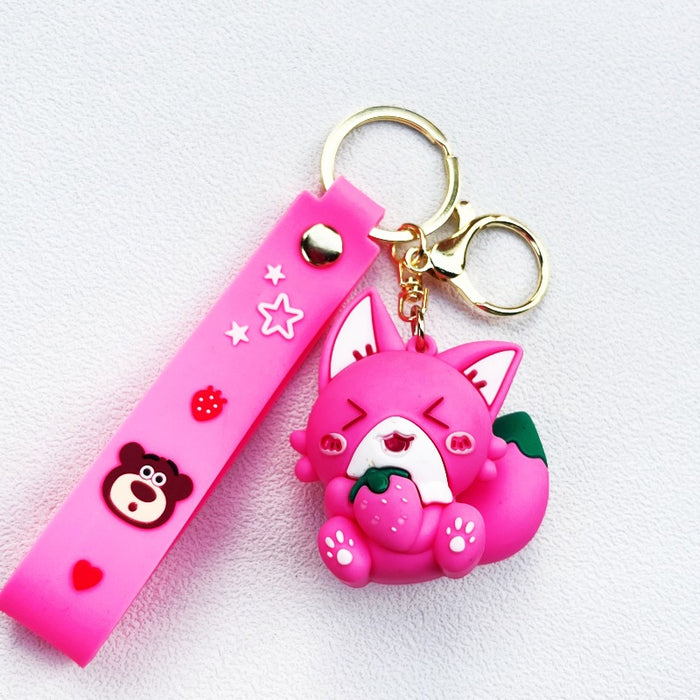 Wholesale PVC Cartoon Doll Keychain JDC-KC-WuYi141