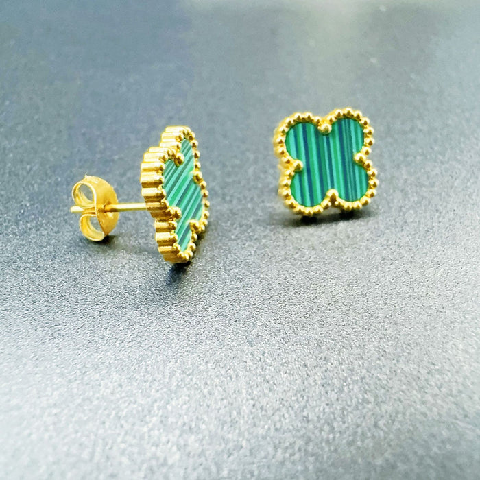 Wholesale New stainless steel earrings with temperament and four leaf clover earrings accessories