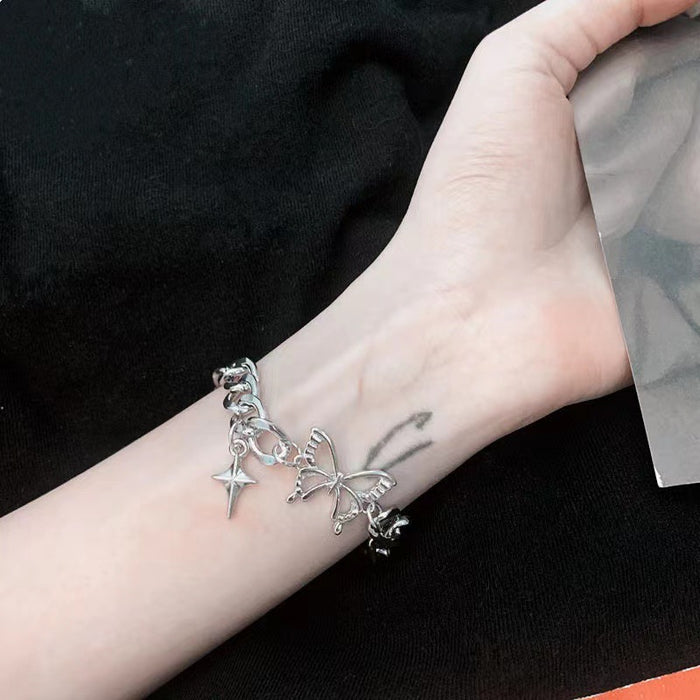 Wholesale Butterfly Star Bracelet Chain Accessible Hand Jewelry Accessories