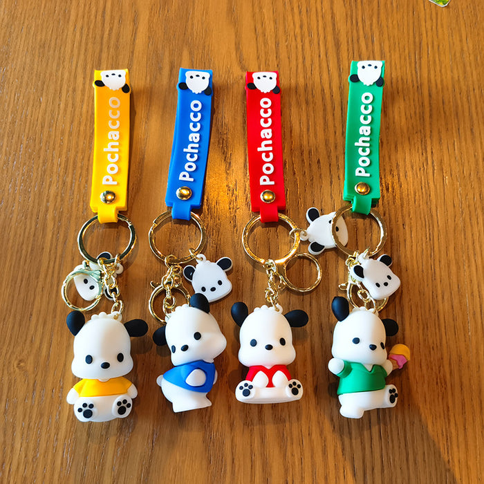 Wholesale Cartoon Doll 3D Rubber Keychain JDC-KC-Tingm083