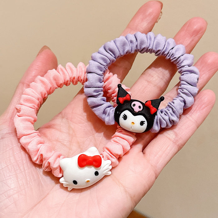 Wholesale Cute Cartoon Hair Scrunchies JDC-HS-HuiDi020