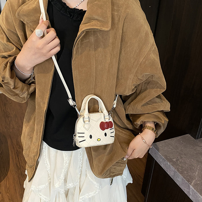 Wholesale PU kids'  cute cartoon mini seashell shoulder bag