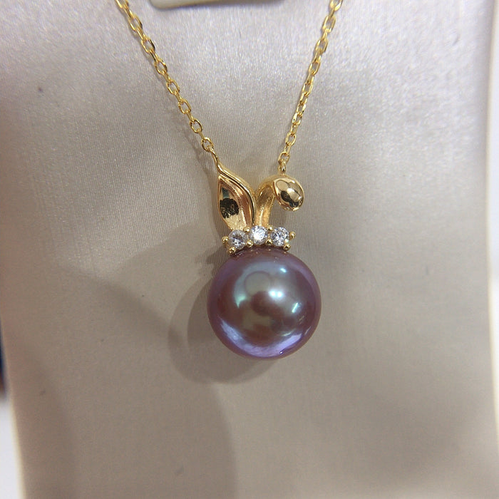 Wholesale Pearl pendant, pure silver pearl necklace, collarbone chain