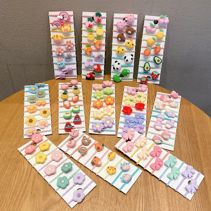 Wholesale Princess Theme Cute Small Hair Ties for Kids - Fashion Accessory Gift