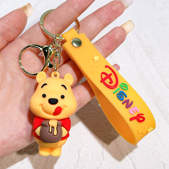 Wholesale Cartoon Cute Anime Silicone Keychain JDC-KC-Qiwei031