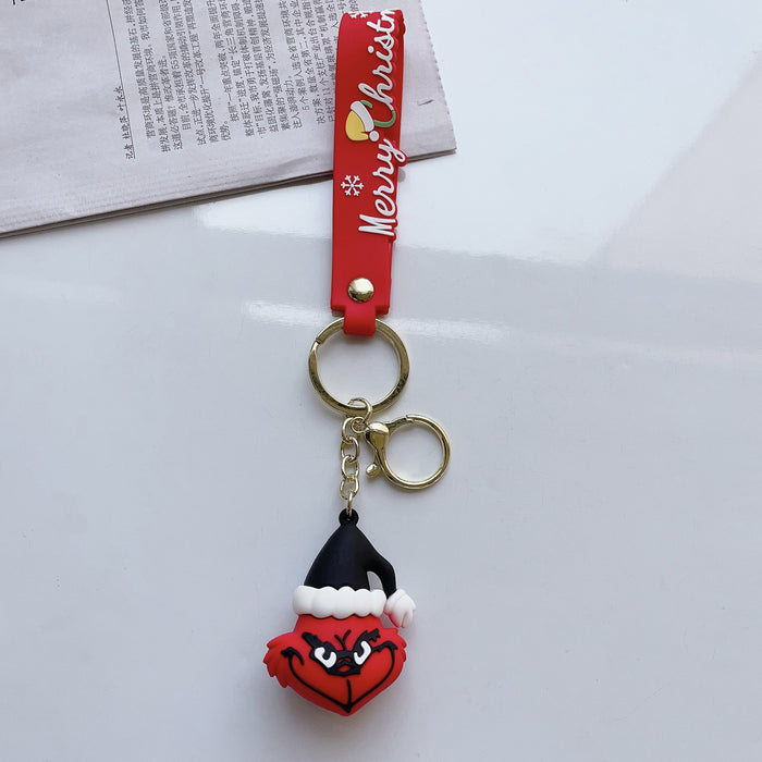 Wholesale Creative Christmas Grinch Keychain JDC-KC-JuShu007