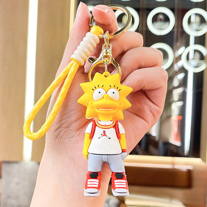 Wholesale Silicone Cartoon Doll Keychain JDC-KC-Benxin027