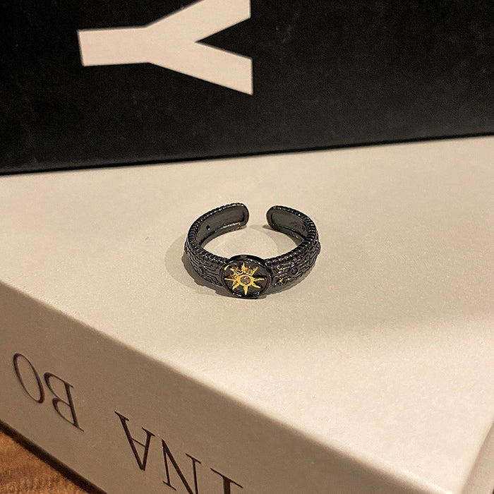 Wholesale Personalized and fashionable open-end ring, simple and niche food ring