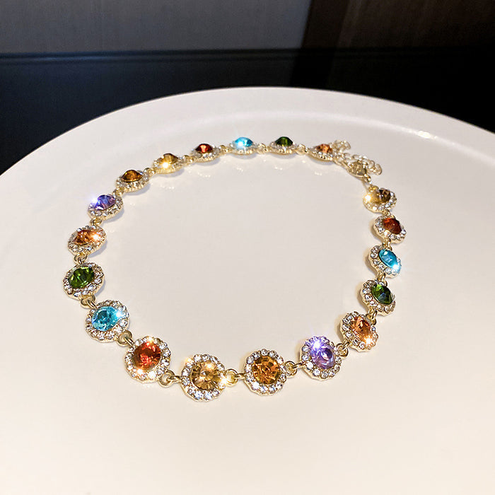 Wholesale Diamond Round Geometric Bracelet Bracelet for Women