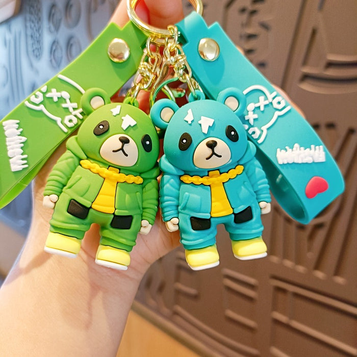 Wholesale Cute 3D Doll Silicone Keychain JDC-KC-MingT137