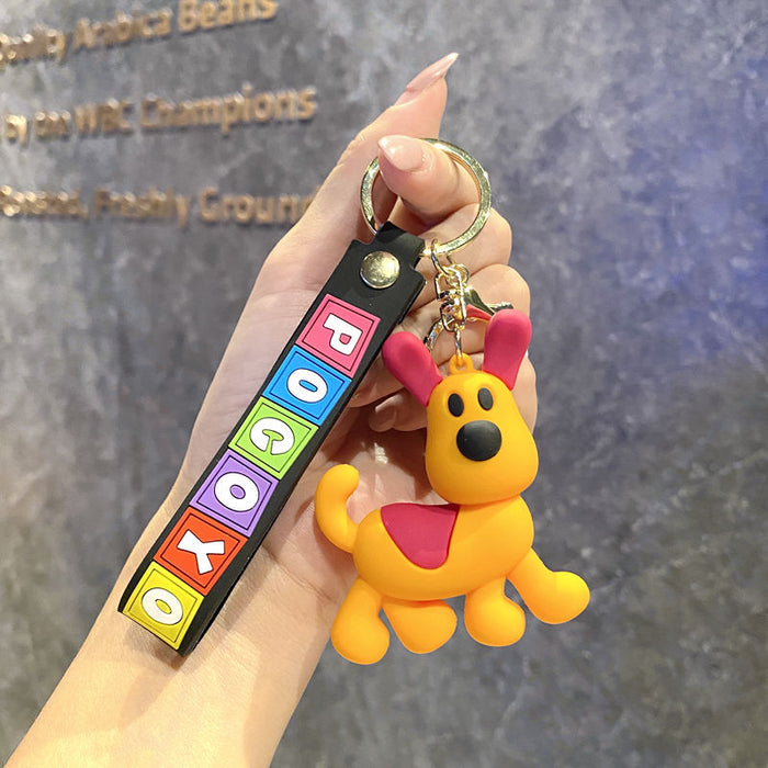 Wholesale  Animation Mga Animation Keychain Cartoon Toe Bag Pendant Key Chain Gift