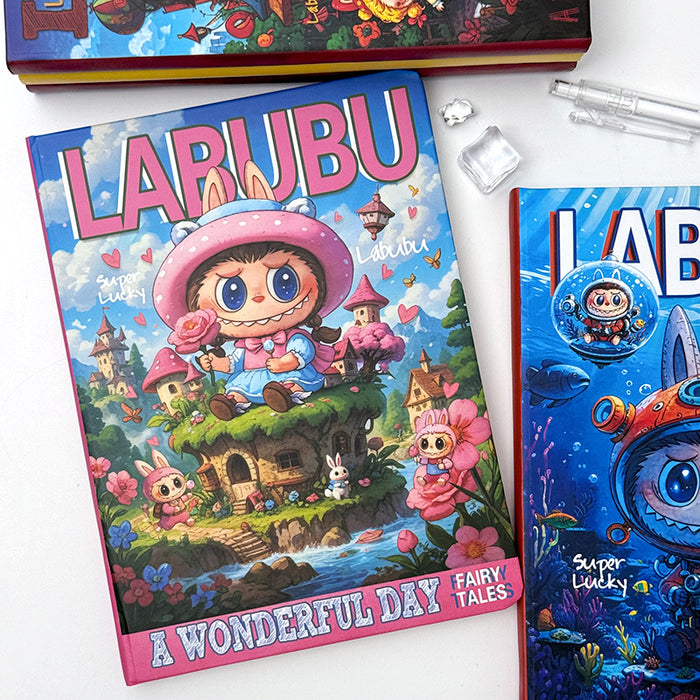 Wholesale 5pcs Cartoon Horizontal Line Book Cartoon Hand Book Student Super Thick Notepad