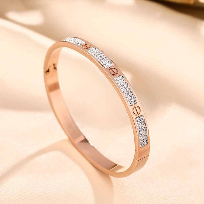 Wholesale Personalized Titanium Steel Bracelet JDC-BT-YinY022