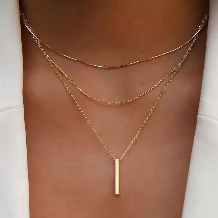 Wholesale Fashionable lines, multi-layered necklaces, collarbone chains, headwear accessories