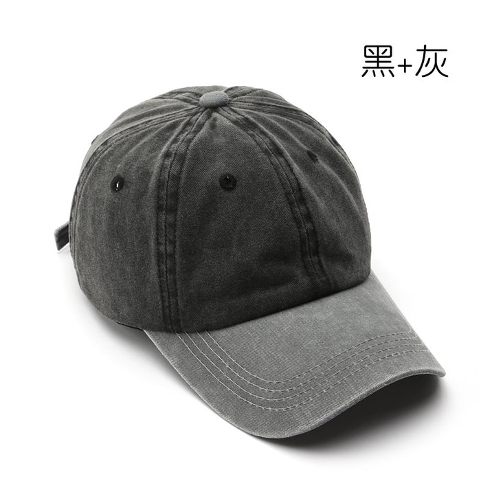 Wholesale  washing old splicing light board baseball cap