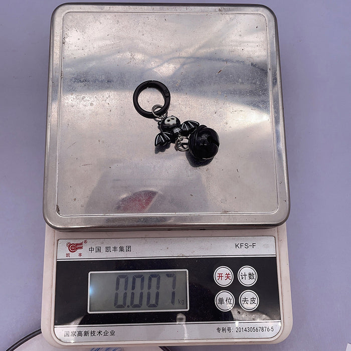 Wholesale  Bat Bell Resin Keychain Funny Cartoon Pendant For Backpack Birthday Gift