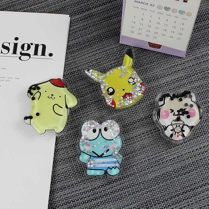 Wholesale Creative Cartoon Quicksand Phone Cushion Stand