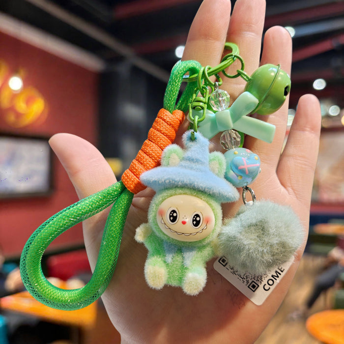 Wholesale Cartoon Doll Little Sheep Keychain Cute Funny Doll Pendant Student School Bag Key Chain Pendant
