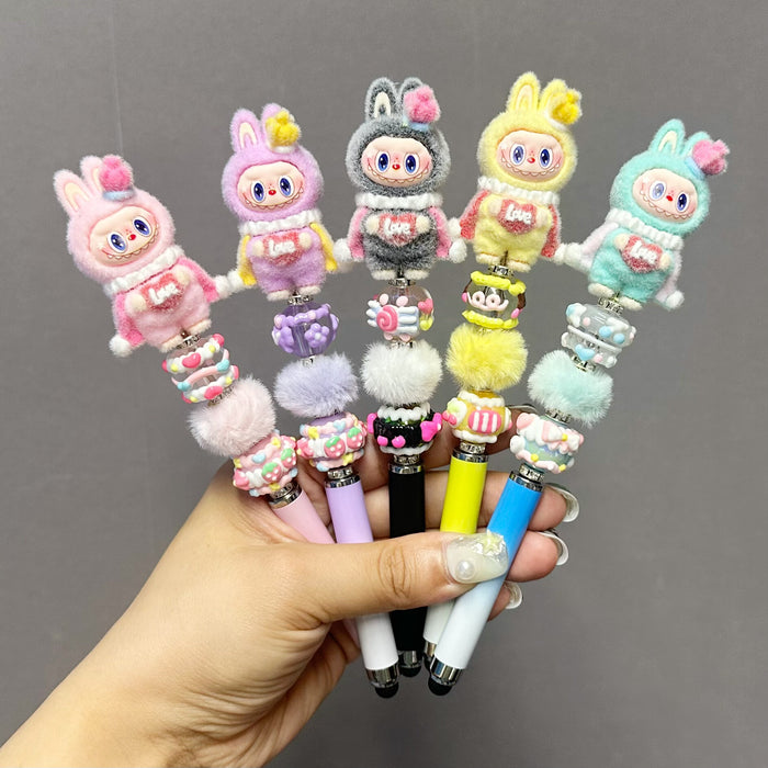 Wholesale DIY Cute Beaded Pen for Mobile Phones and Tablets Touch Screen Gel Ballpoint Pen