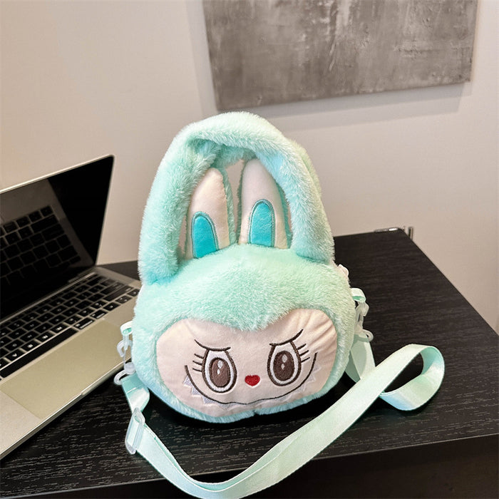 Wholesale Cartoon Cute  City Paradise  Crossbody Handbag Furry Crossbody