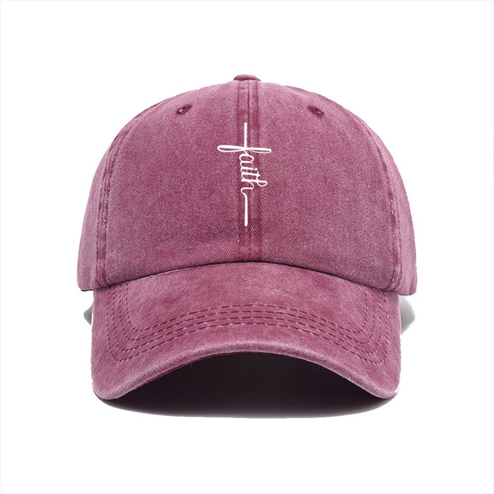 Wholesale Retro washed baseball cap, outdoor sun protection soft top hat