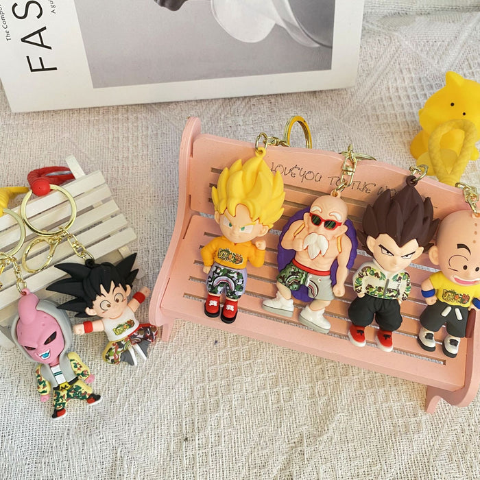 Wholesale Cartoon Silicone Doll Keychain JDC-KC-MingT248