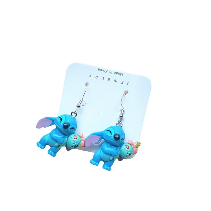 Wholesale Cute Cartoon Resin Earrings JDC-ES-Xiaox010