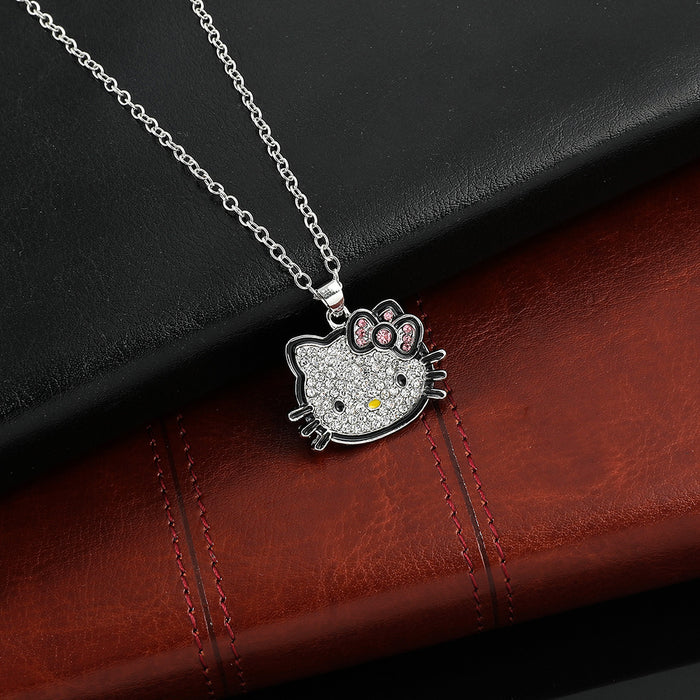 Wholesale Sweet cool cute millennial girl necklace pendant