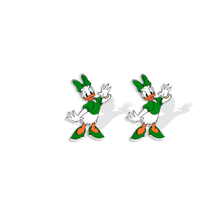 Wholesale St. Patrick's Day Cartoon Plastic Resin Earrings (F) JDC-ES-XiangL068