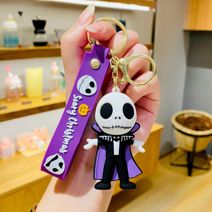 Wholesale Cartoon Doll Silicone Keychain JDC-KC-MingT262