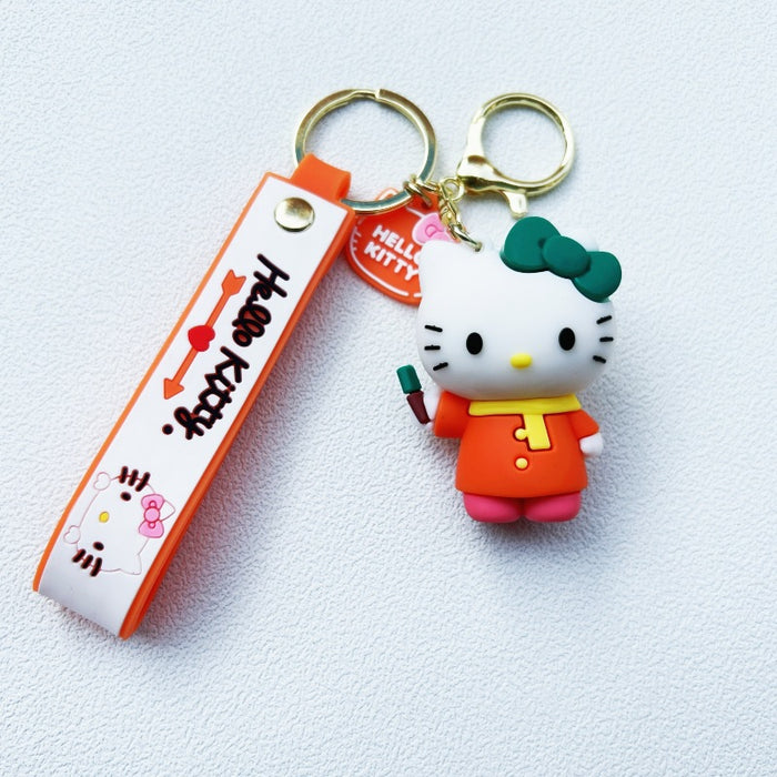 Wholesale PVC Cartoon Doll Keychain JDC-KC-WuYi132