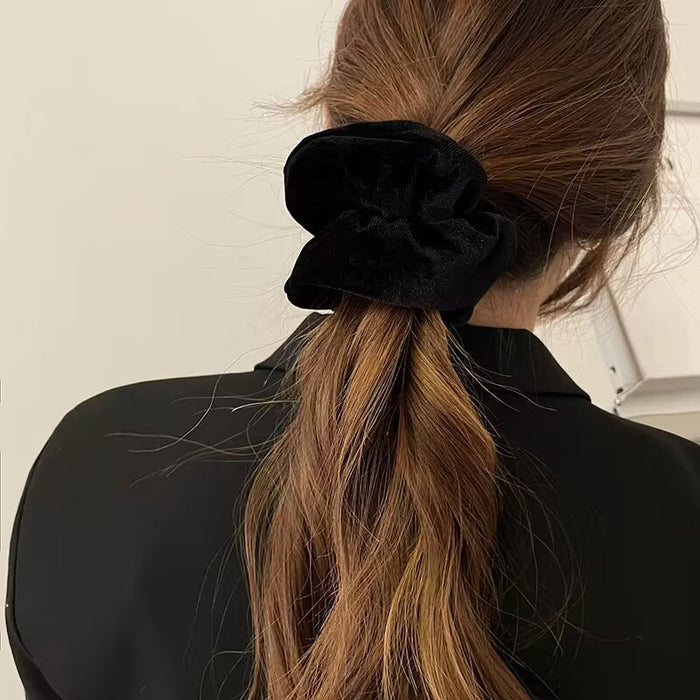 Wholesale large hair band large niche simple fashion hair tie head flower rubber band New